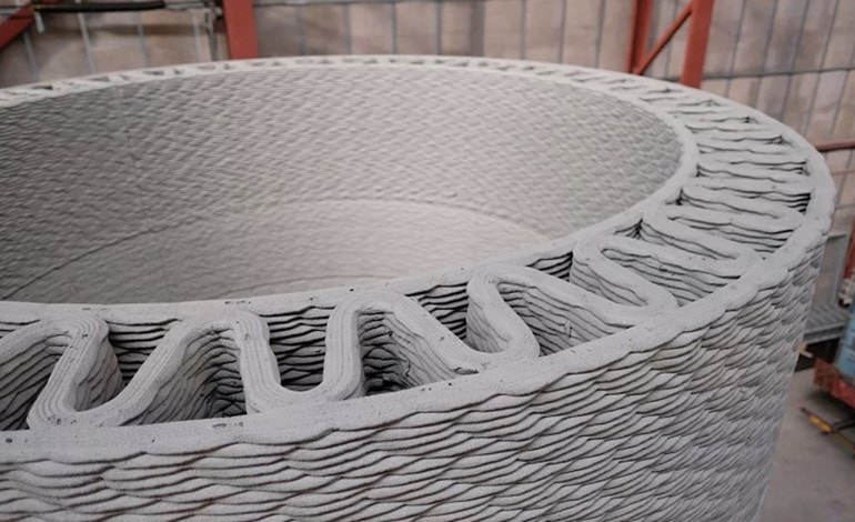 concrete 3D printed