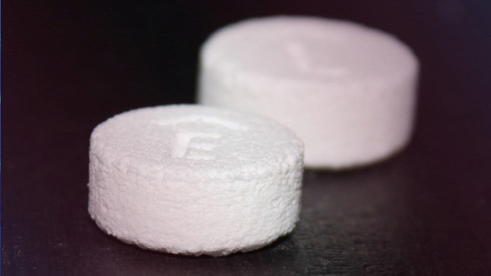 3D printed pharmaceutical