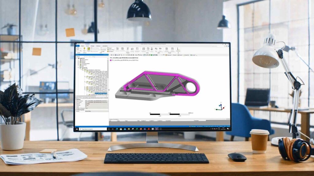Fibrify™ software lets you import CAD files and run FEA simulations