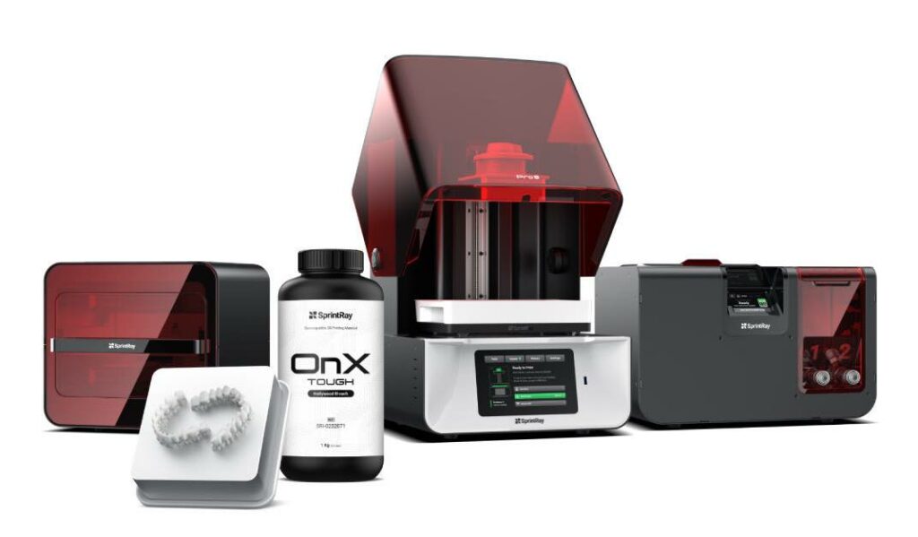 SprintRay's OnX Tough resin for dental prosthetics