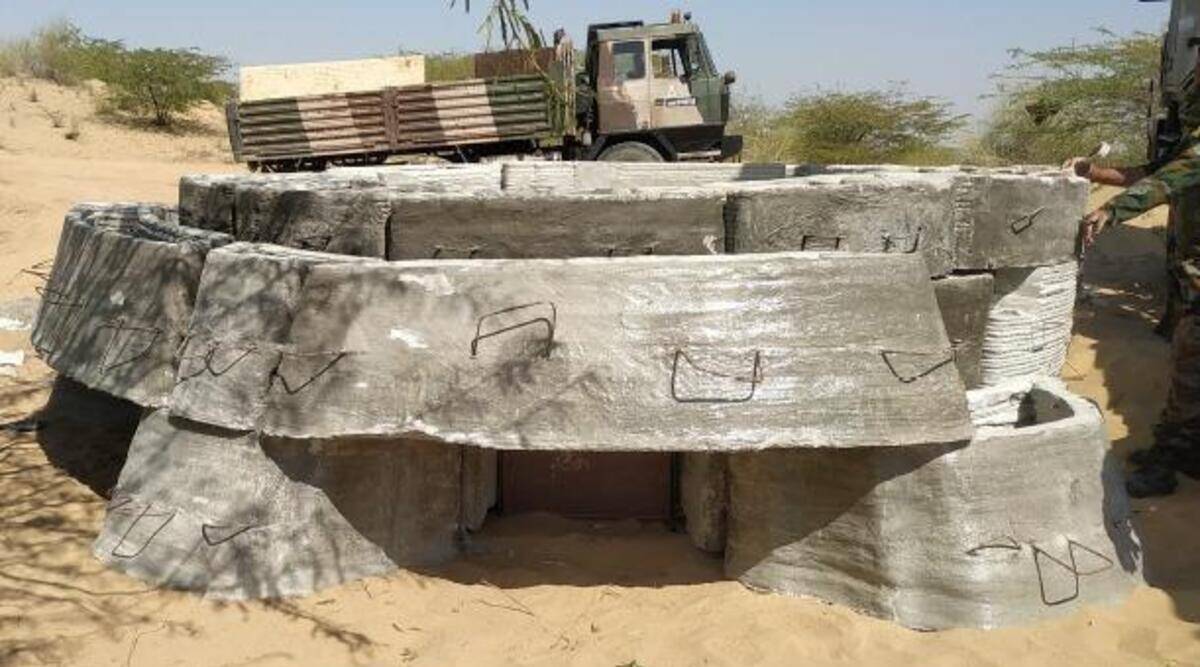 3D printed bunkers for Indian Army Troops in Eastern Ladakh and Desert sector