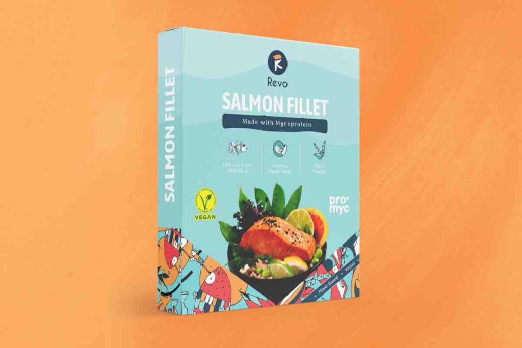 Revo Foods’ Salmon Fillet made with mycoprotein