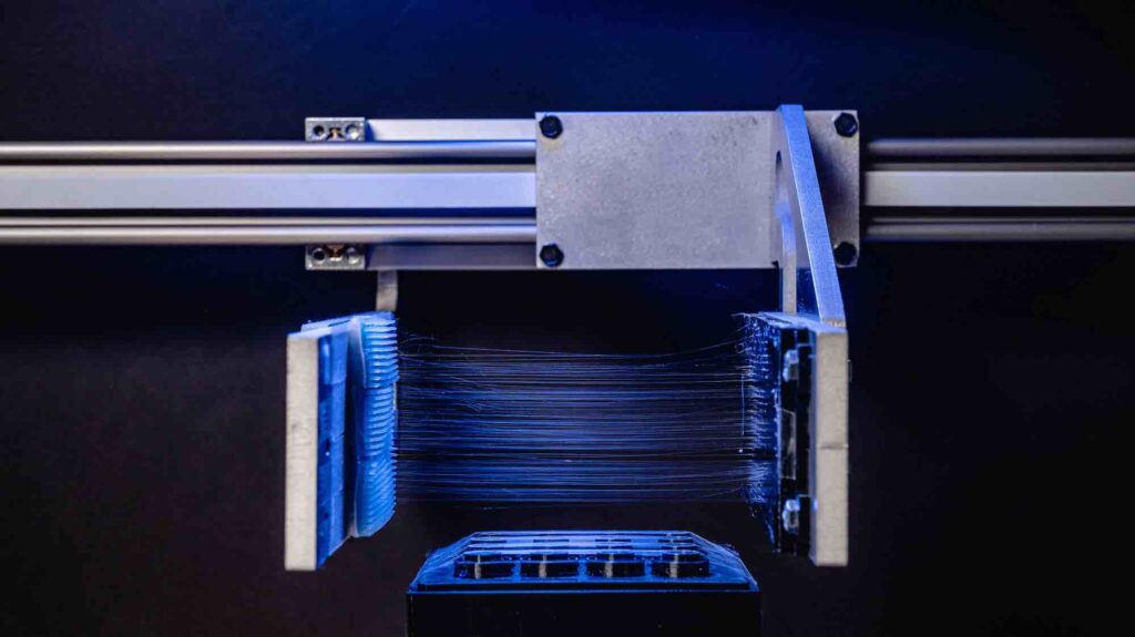 3D BioFibR Fiber 3D printing underway