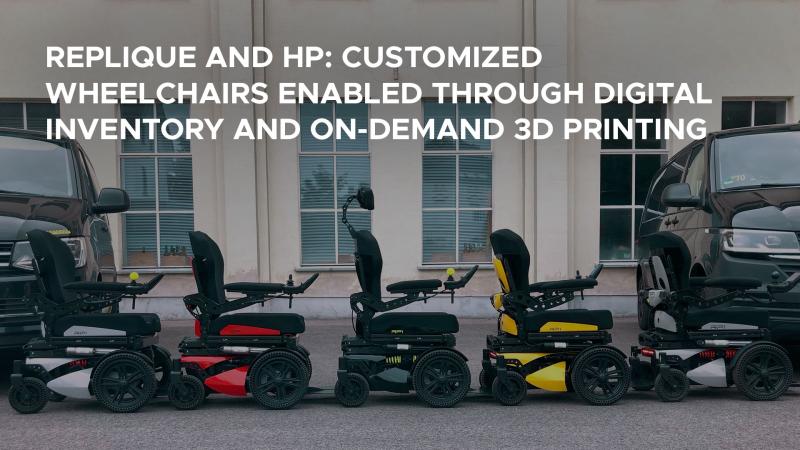 Customised 3D printed wheelchairs enabled through digital inventory and on-demand 3D printing