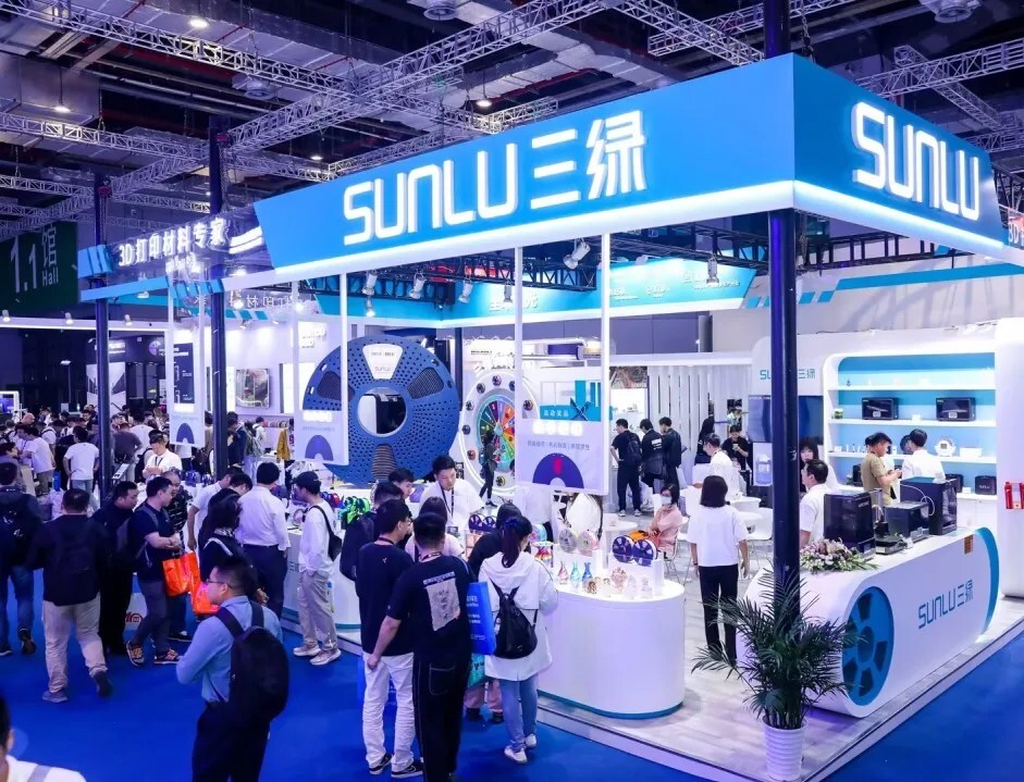 SUNLU unveiled its new 3D Printing Material Innovations at TCT Asia 2024