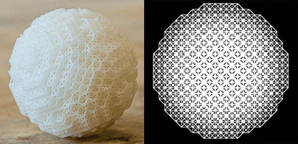 3D printed dielectric material