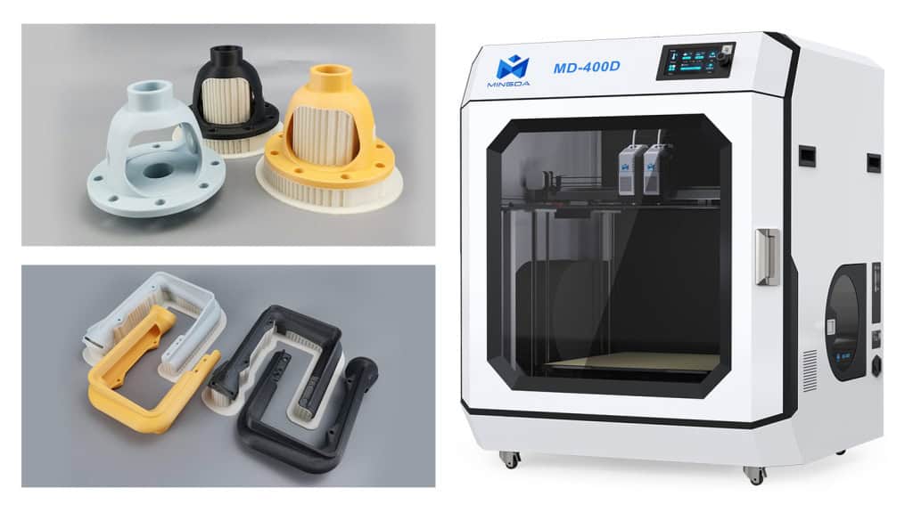Mingda Launches New Md-400d High-temperature Idex 3d Printer