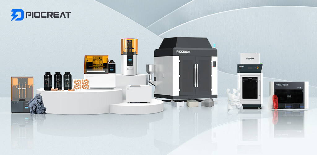 PioCreat 3D new product lineup with the acquisition of HALOT Resin Printer line from Creality