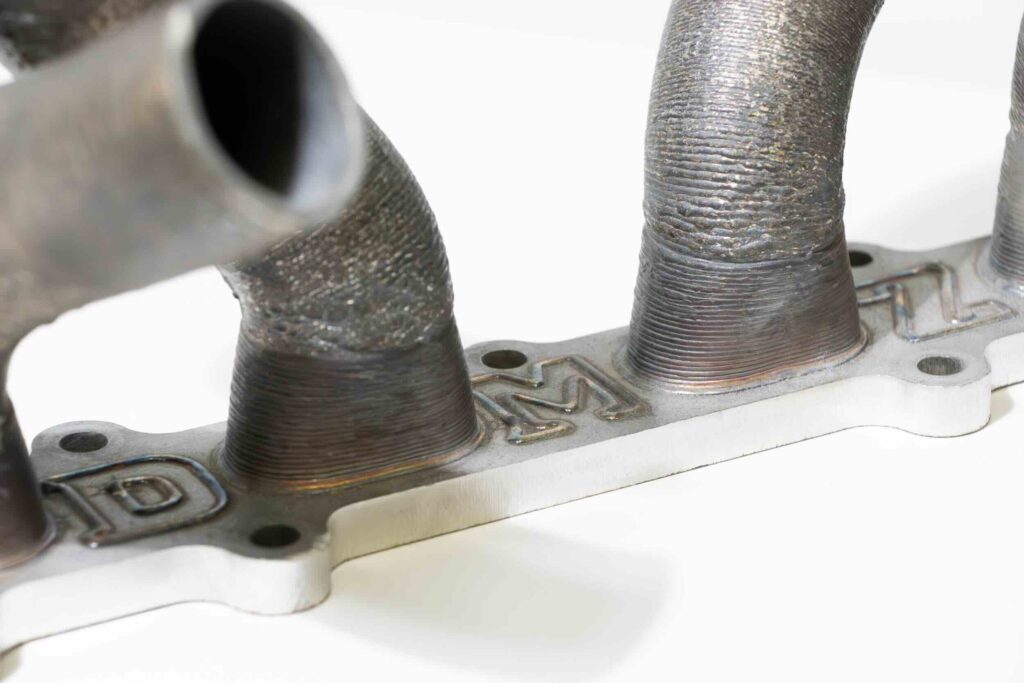 DMZ used Meltio technology to 3D print high-performance exhaust header