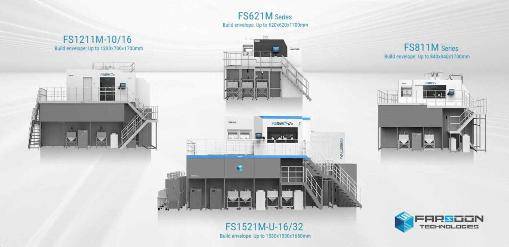 Farsoon meter-scale metal PBF machines