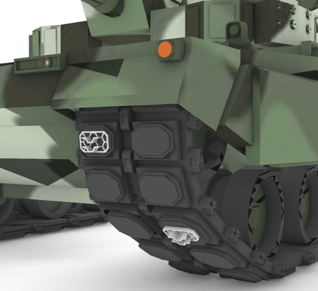 Rendered image of the redesigned ice cleat