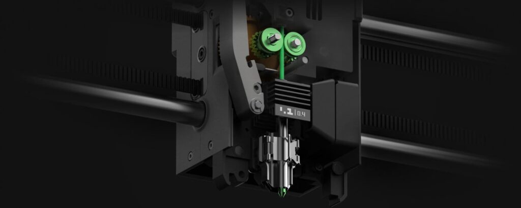 Bambu Lab P2S PMSM servo extruder