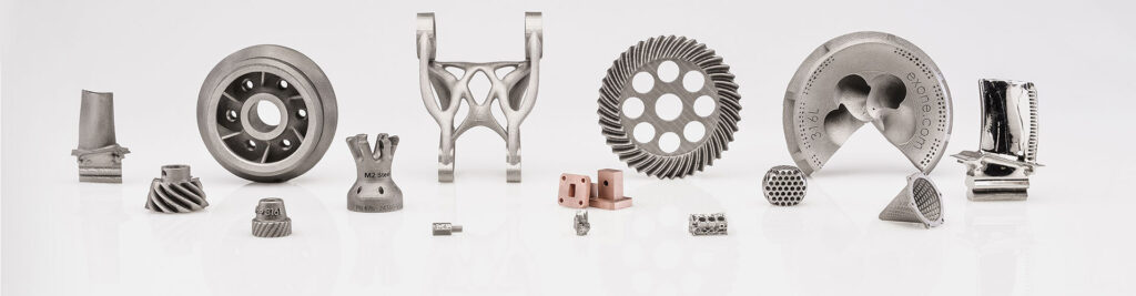 Metal 3D printed parts through binder jetting