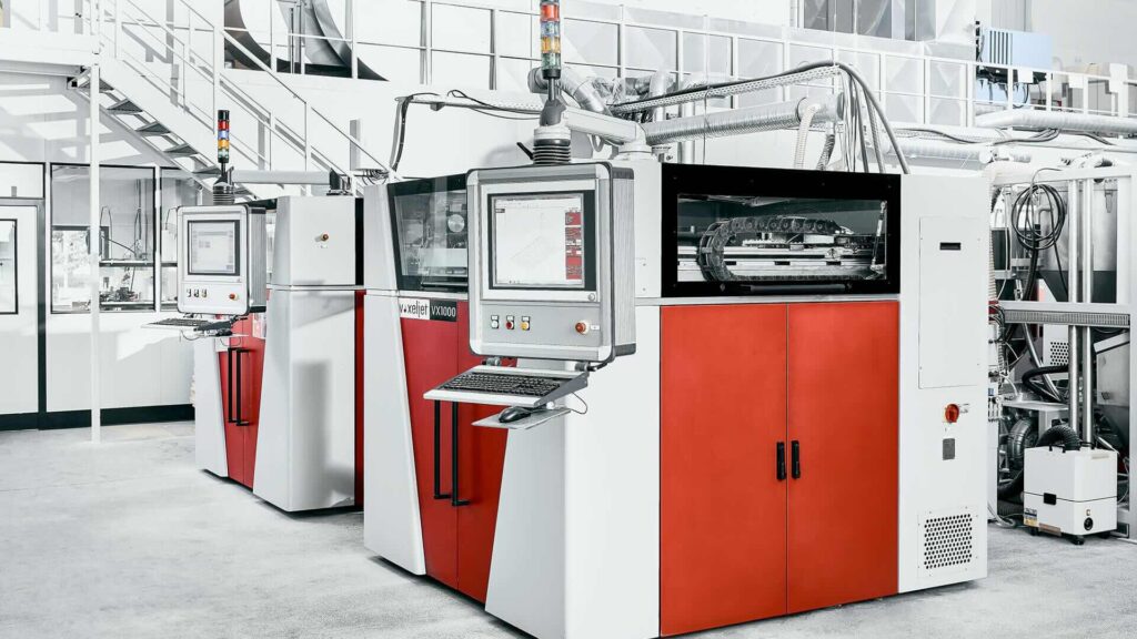 Voxeljet VX1000 binder jetting systems